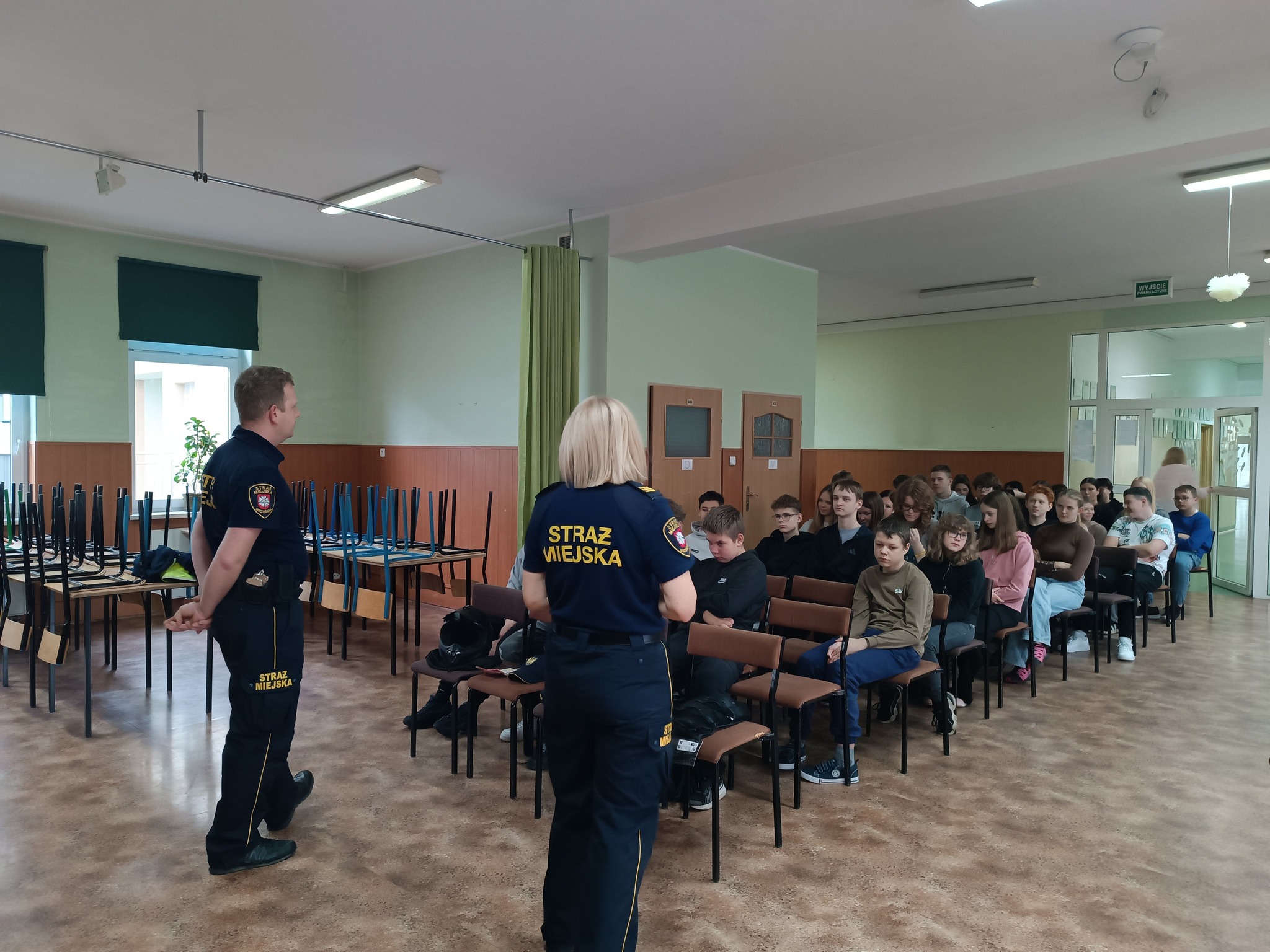 Spotkanie z przedstawicielami straży miejskiej