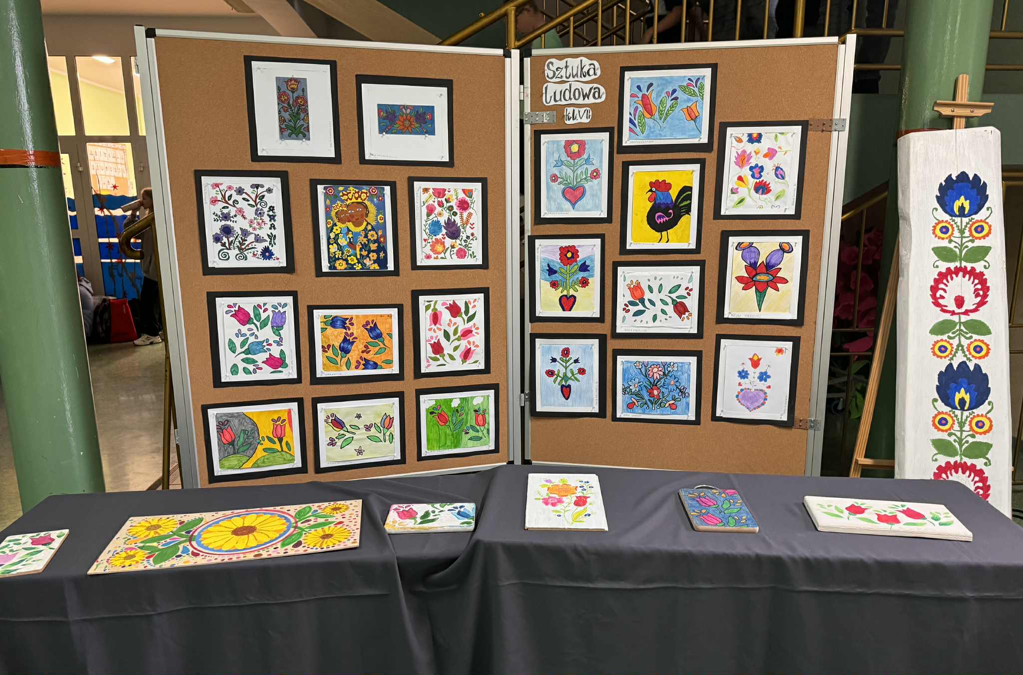 Sztuka ludowa - prace dzieci