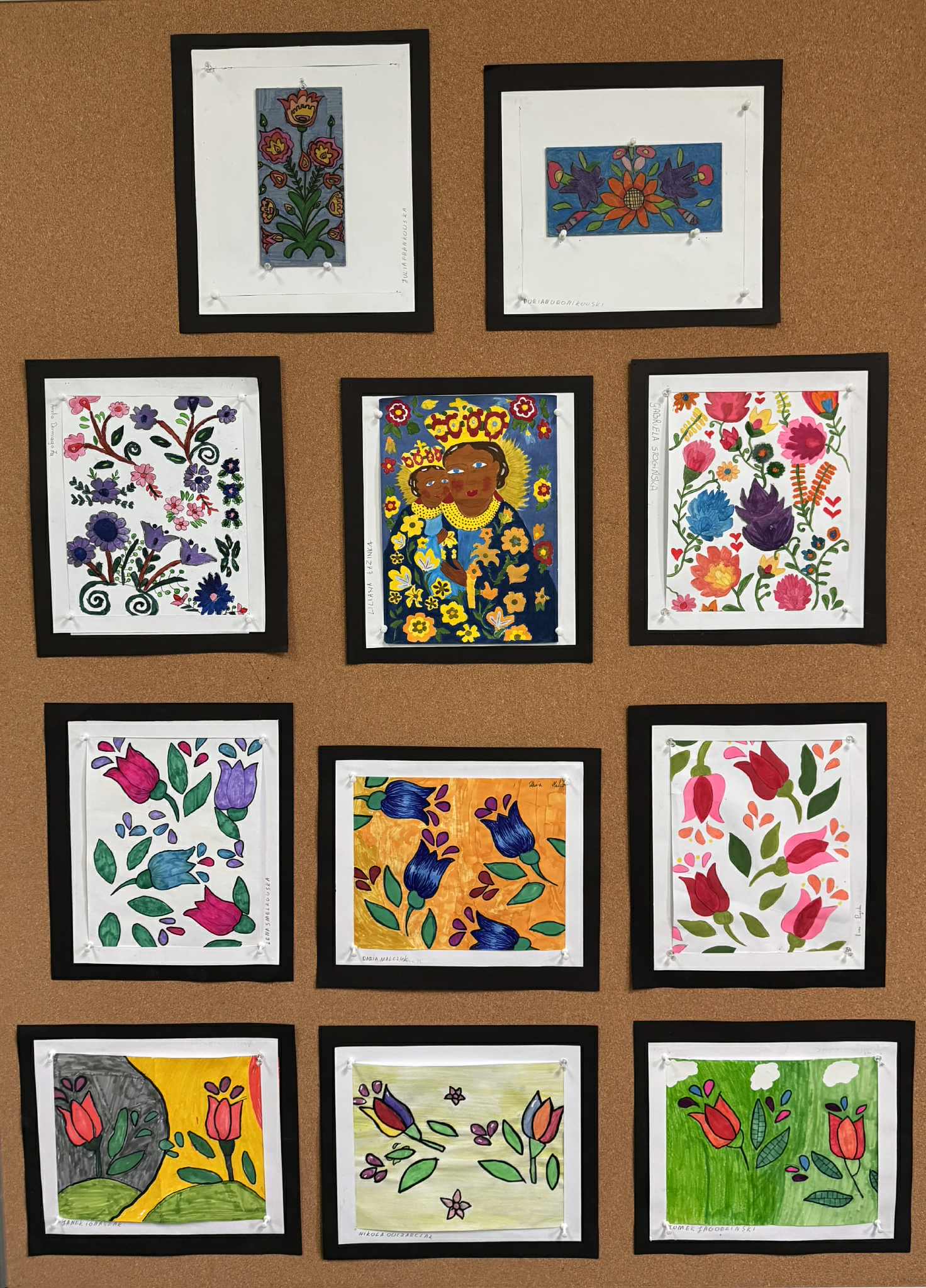 Sztuka ludowa - prace dzieci